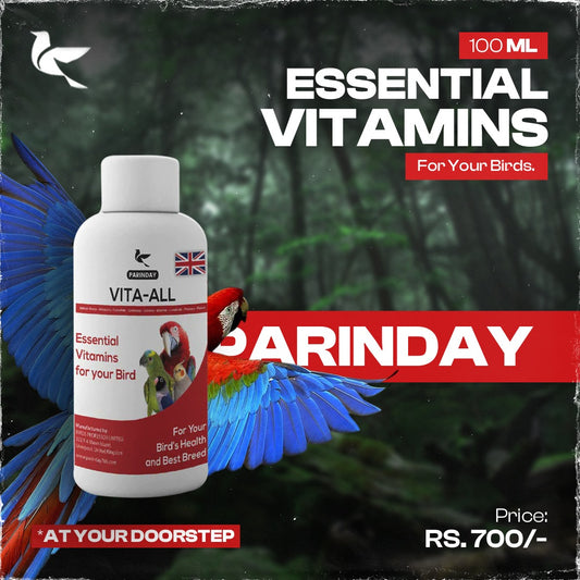 VITA-ALL Vitamin supplement for Parrots, also suitable for pigeons. Manufactured By Birds Professor Birds Professor Limited United Kingdom