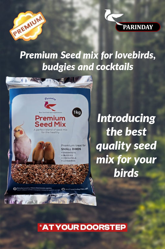 Premium Seed mix for lovebirds, budgies and cocktails